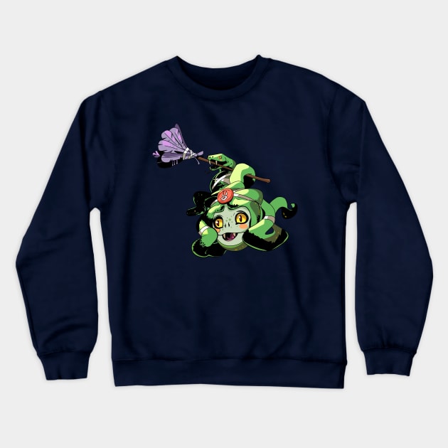 Dusa The head Maid Crewneck Sweatshirt by MigiDesu